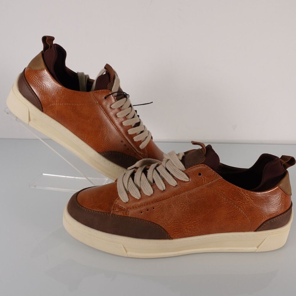 Madden NYC Men's Markk Court Casual Brown Sneakers Comfort Insoles Size 10 NWT